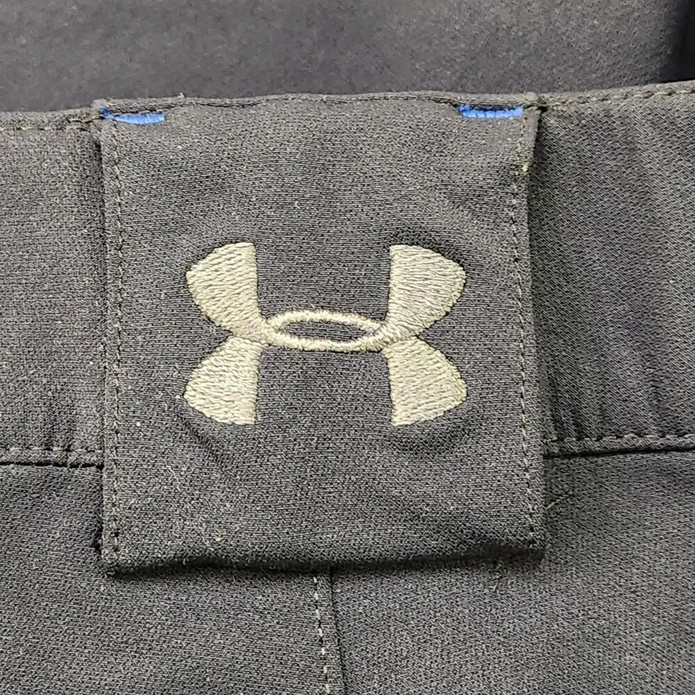 Under Armour Pants Men's 38x32 Black‎ ColdGear Nylon Stretch Golf Performance